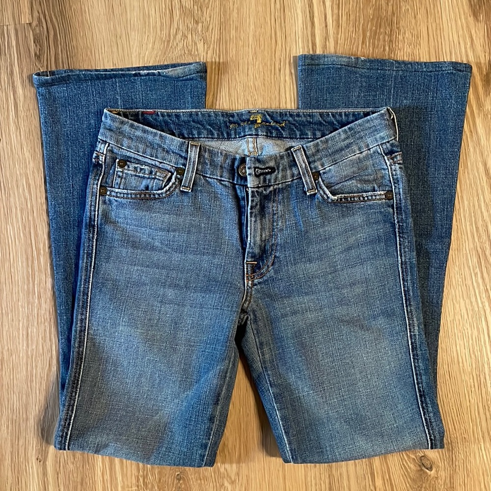 7 for all ManKind Low rise Flare Jeans